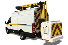 Car Hire Peterborough - 12.5M Cherry Picker 3.5T - Van hire Peterborough