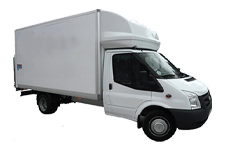 Car Hire Peterborough - Ford Luton Box Tail Lift - Van hire Peterborough