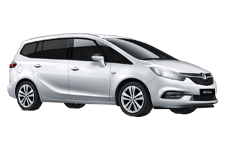 Car Hire Peterborough - Vauxhall Zafira 5 + 2 - Minibus hire Peterborough
